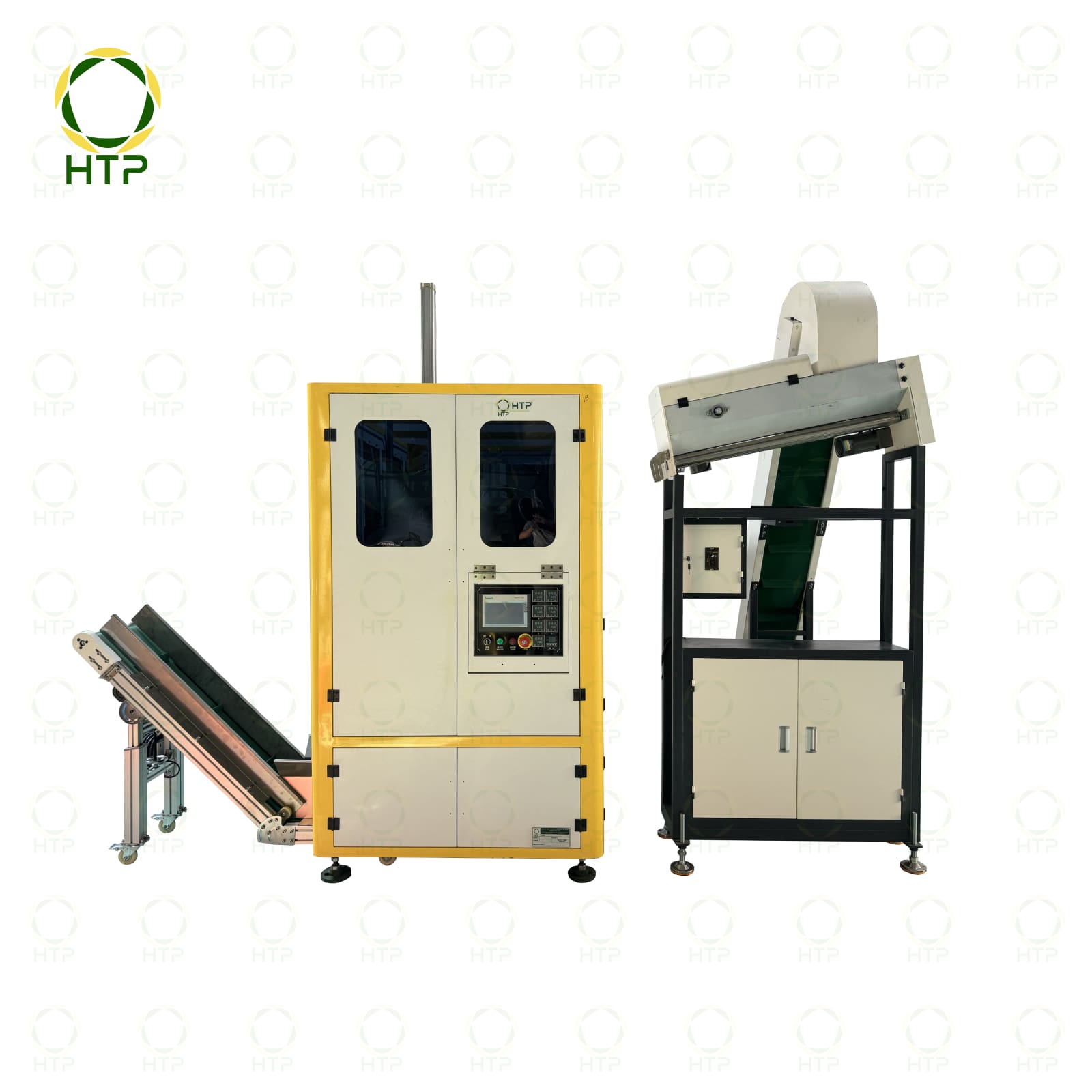Máy thổi chai nhựa PET tự động ra 3 sản phẩm