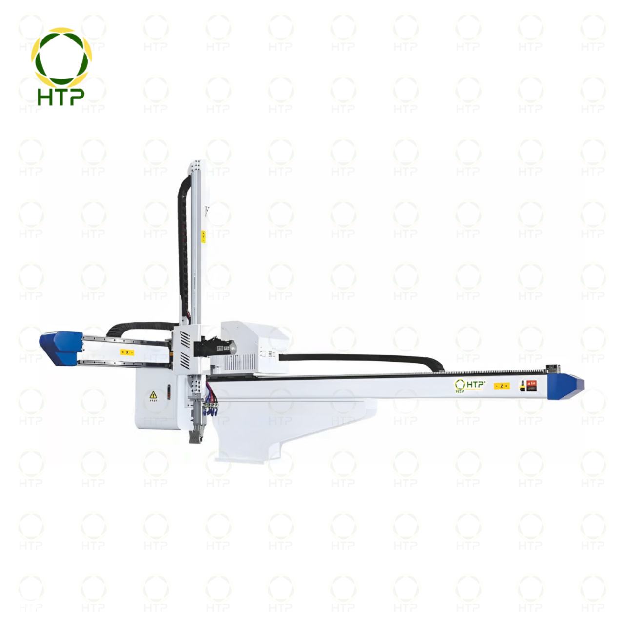 cánh tay robot máy ép nhựa 3 trục 3 servo